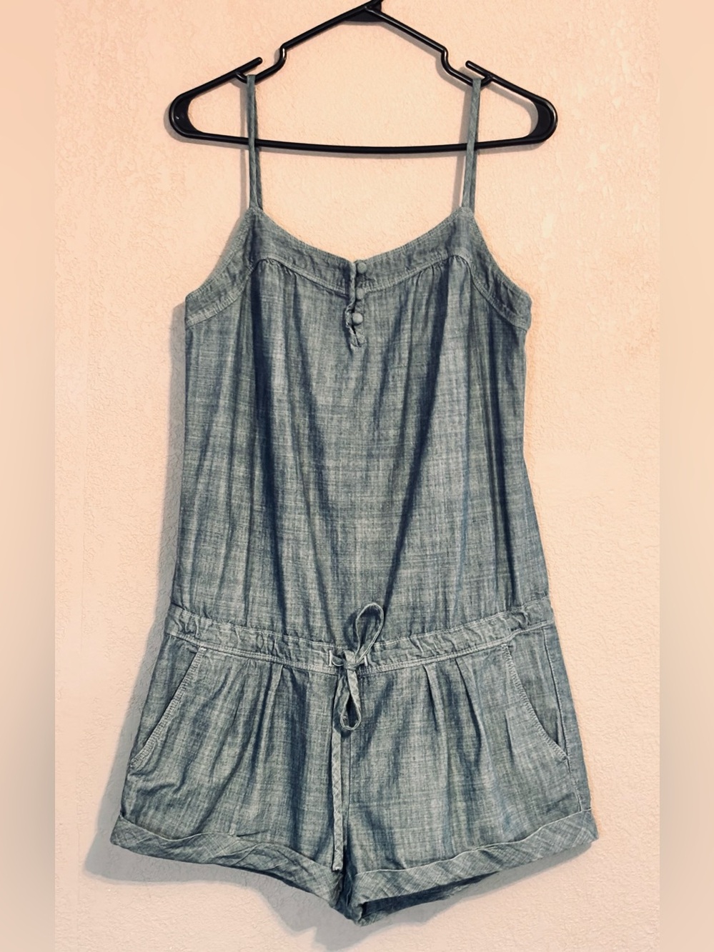 7 For All Mankind Denim Romper